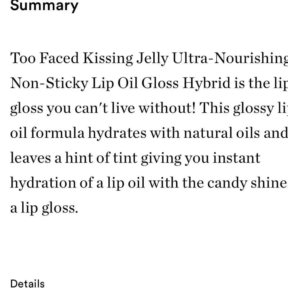 🌻 Too Faced Grape Soda Kissing Jelly Lip Oil Gloss New FullSz